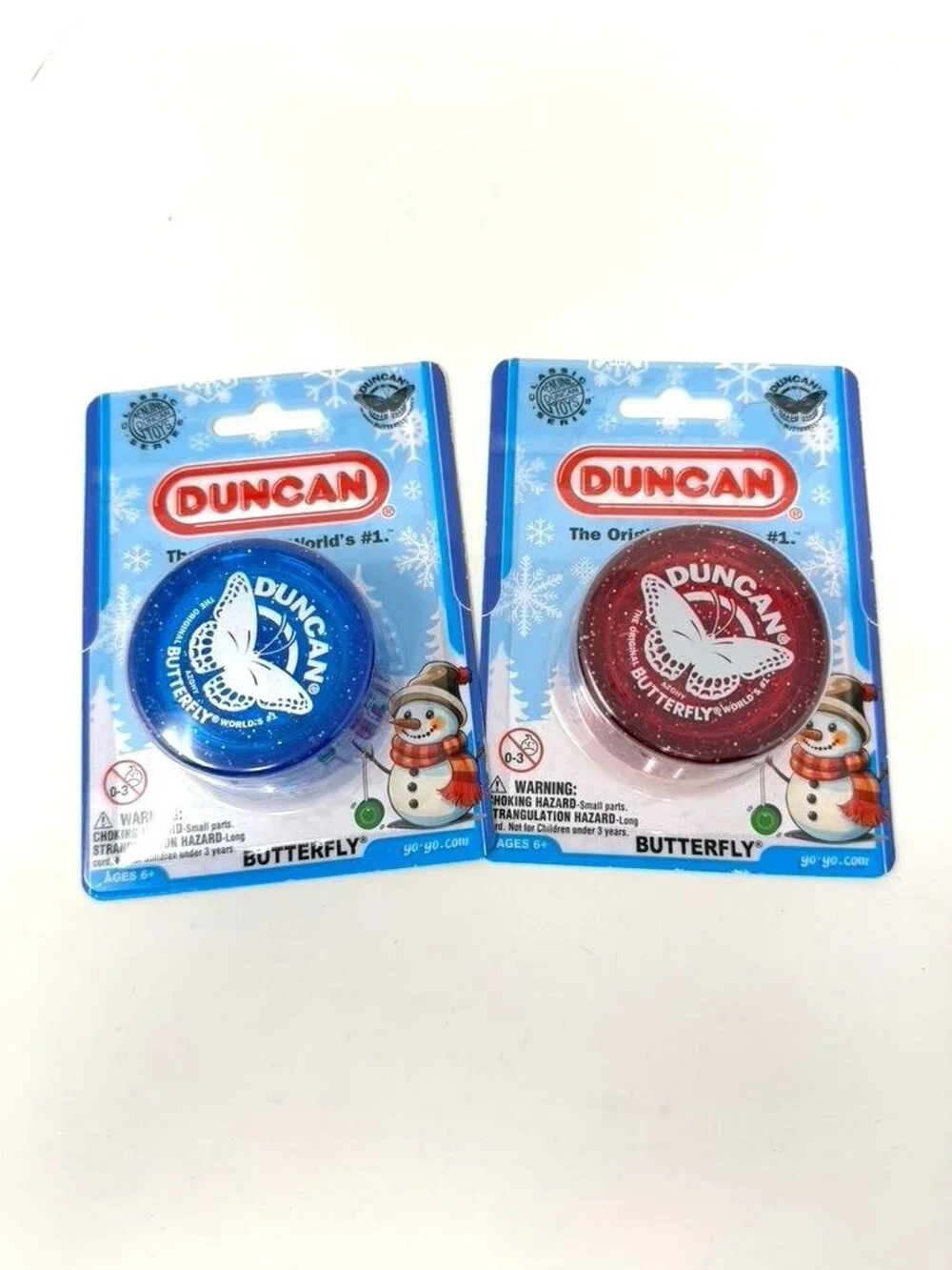 Duncan Butterfly Yo-Yo Holiday Blue Or Red Authentic Exclusive Target Nostalgic